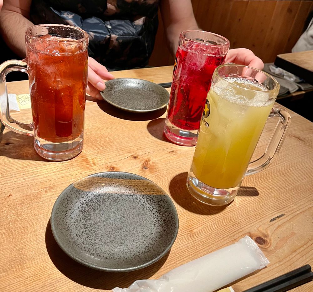 Sours flavored with haskap (blue honeysuckle berry), red shiso leaf, and shekwesha (an Okinawan citrus)
