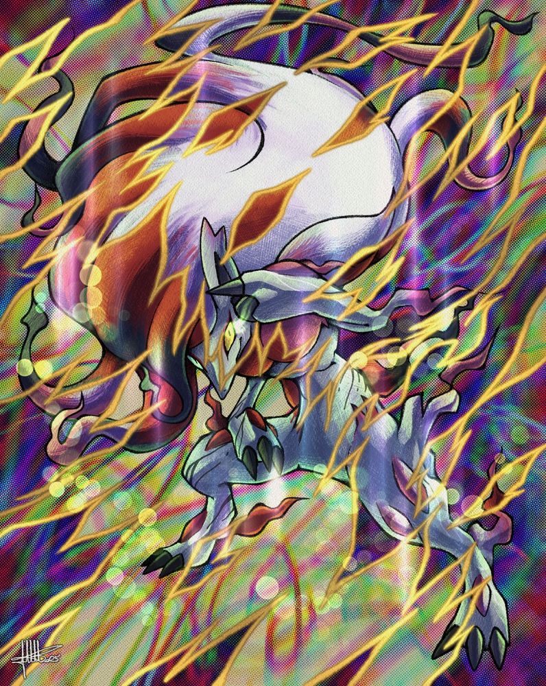 A Pokémon-sona of Hisuian Zoroark named Fantasma - there are two variants within the same Pokémon, showing through a world of illusions, torn apart like damaged tissues.