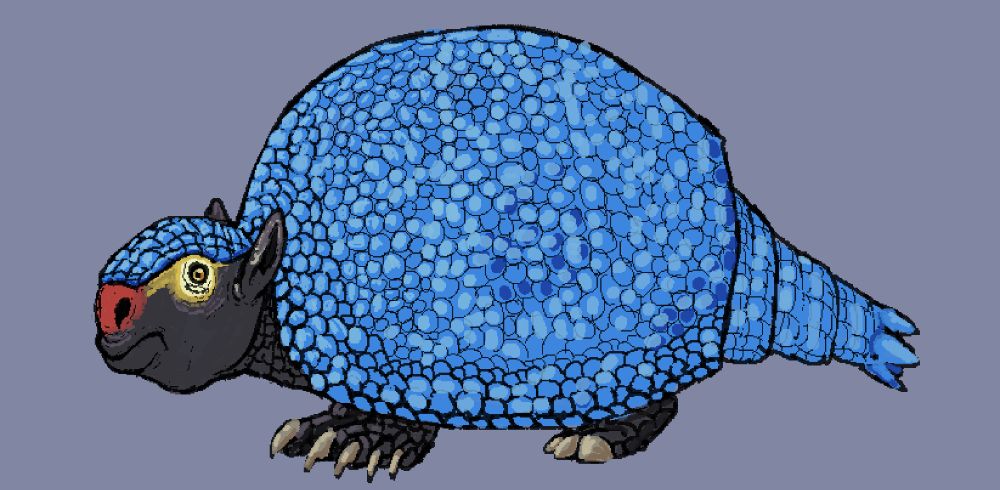 glyptodon azul