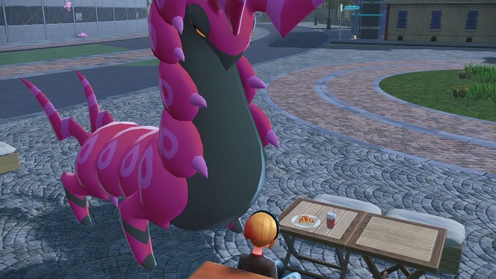 An alpha scolipede from Pokemon z a 