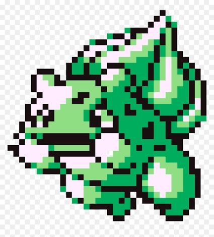 A sprite of Bulbasaur, from Pokemon Blue