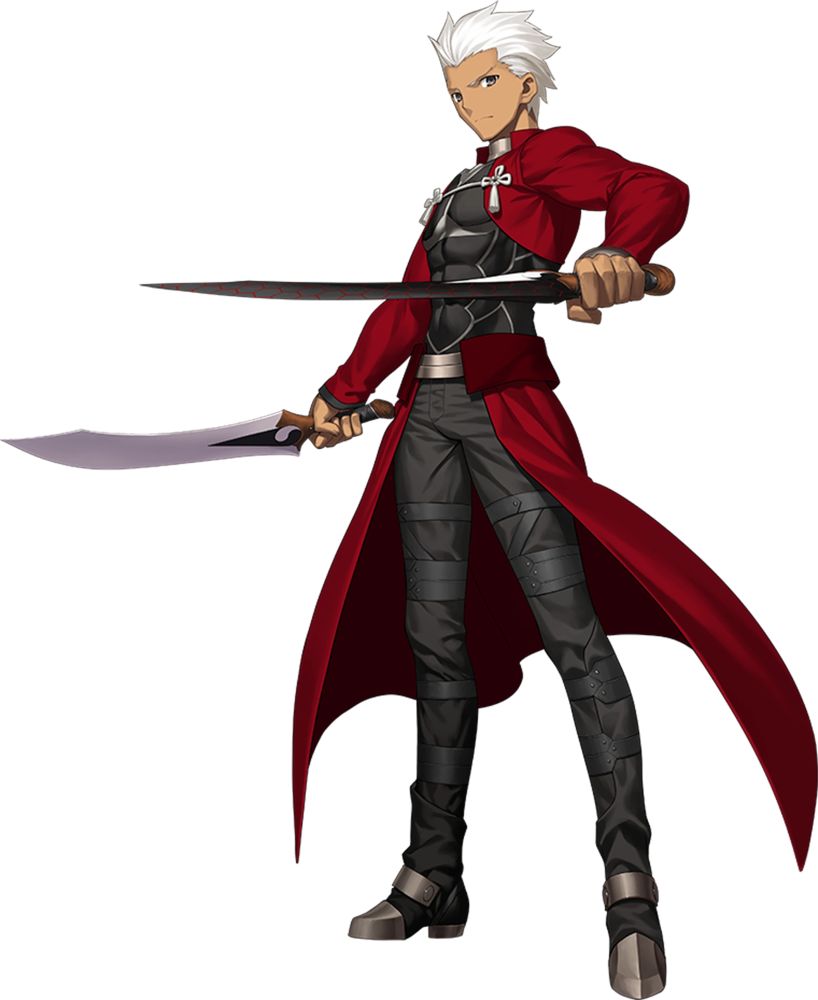 Archer from fate stay night dual wielding short swords