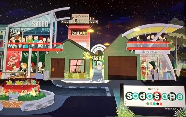Landscape of Sodosopa, a gentrified neighborhood, from South Park