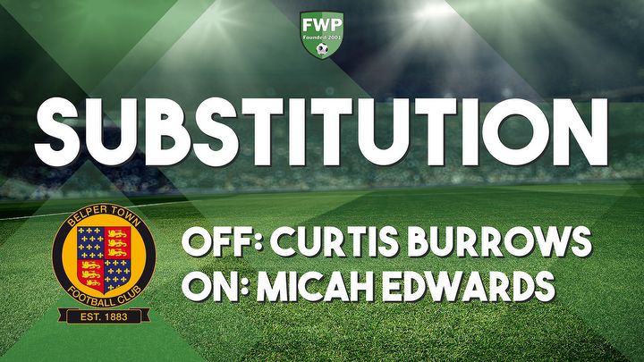 SUB: Micah Edwards replaced Curtis Burrows (79')