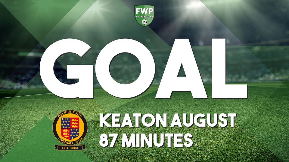 GOAL: BELPER TOWN 2-1 Congleton Town - Keaton August (87')
