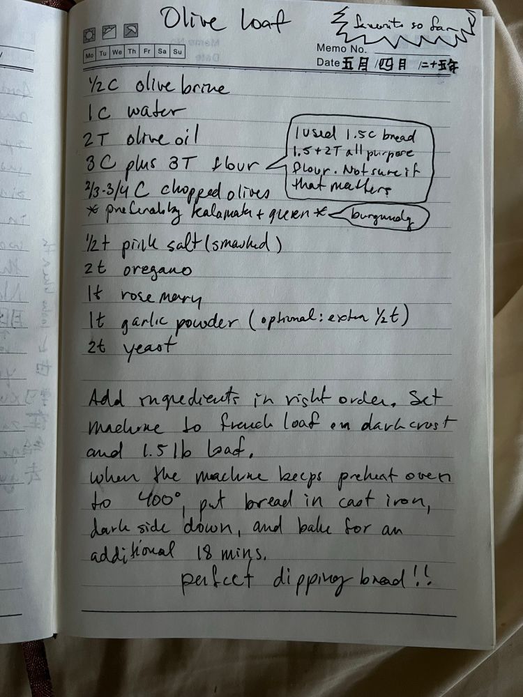 Olive loaf recipe. Download and use an image reader to read. Otherwise save and share with a friend. 