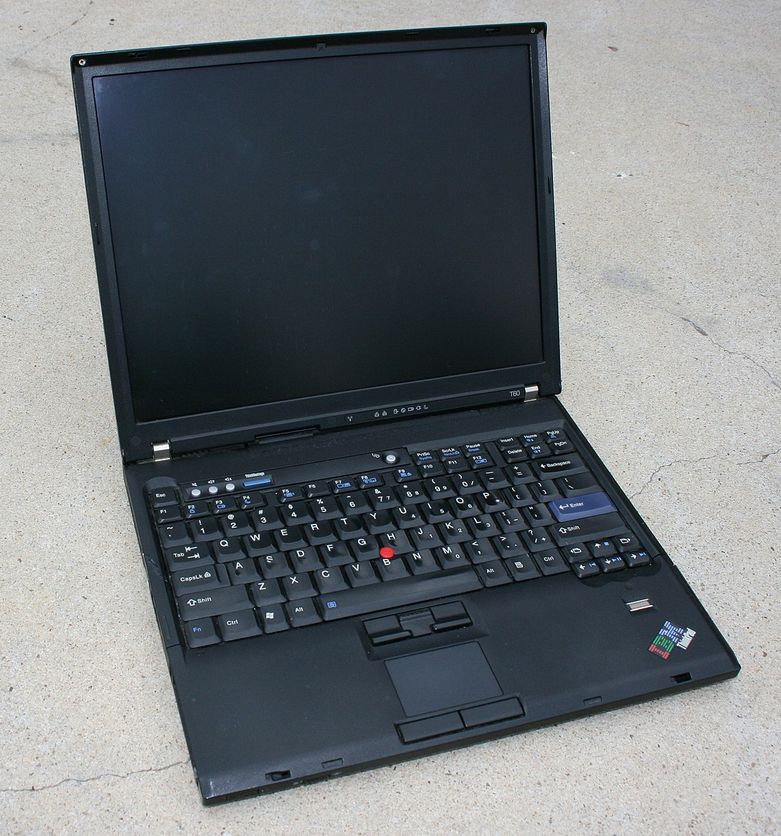 Thinkpad t41 (Not my exact laptop - no photos remain of it)