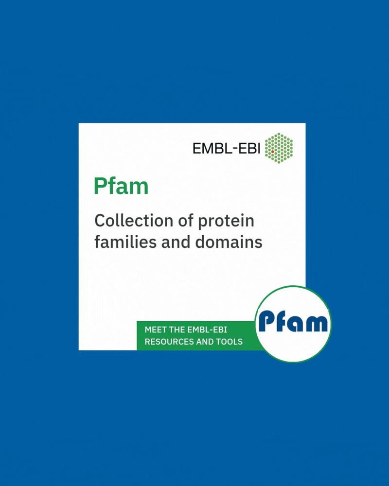 Pfam: collection of protein families and domains
Content: Over 21,000 entries describing protein families, domains and repeats.
Training available on the EMBL-EBI training platform