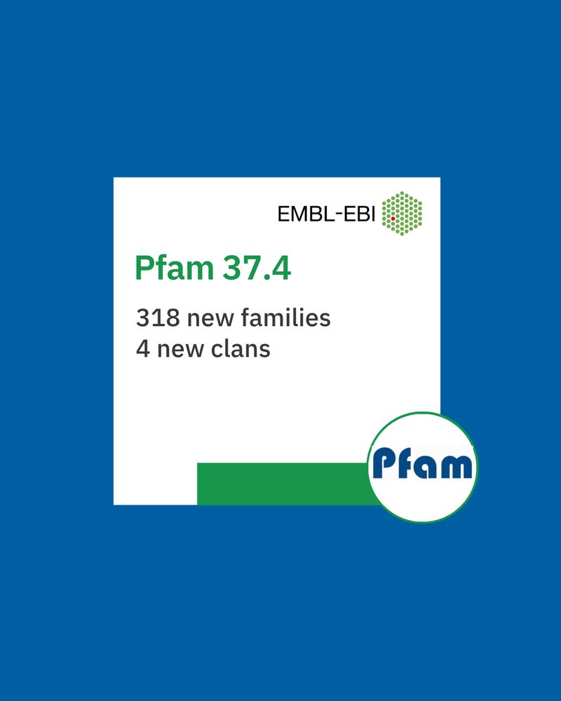 Pfam 37.4
318 new families 
4 new clans