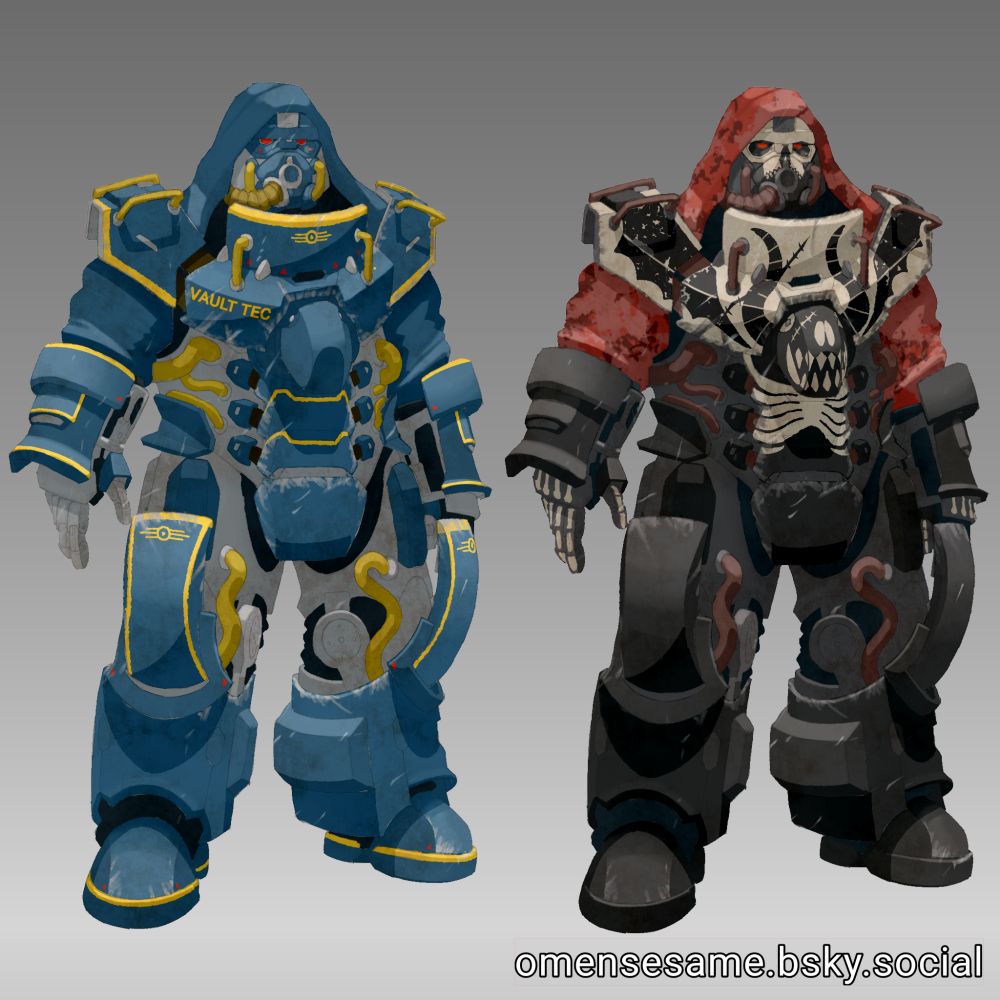 Vault Tec and Devil skins.