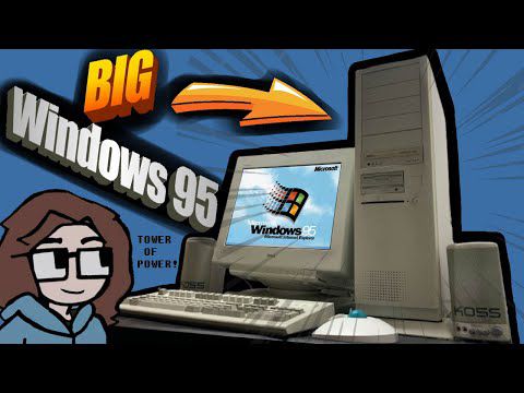 Building a HUGE Retro Windows 95 PC!
