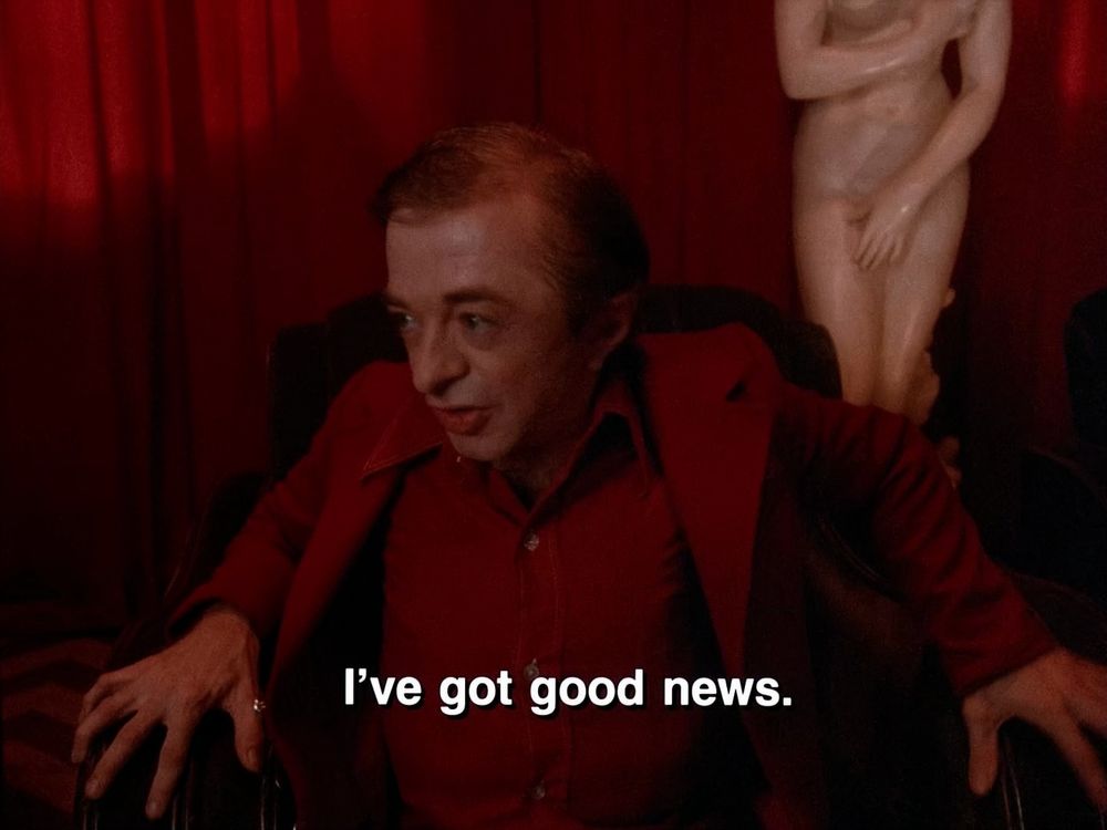 The Man From Another Place. Twin Peaks S01E03 - Zen or the Skill to Catch a Killer.