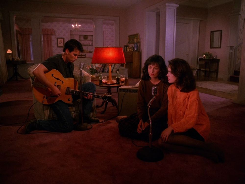 ‘Just You, and I’.  James, Donna and Maddy. Twin Peaks S02E02 - Coma.