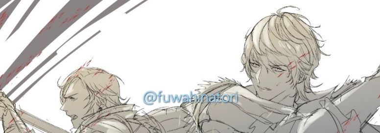 A wip of Joshua and Dion from final fanatsy xvi