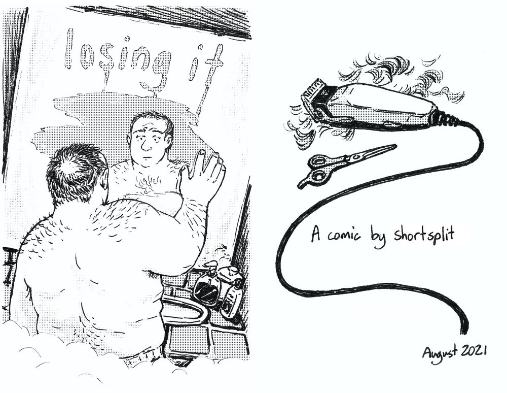 losing it. A comic by shortsplit. August 2021