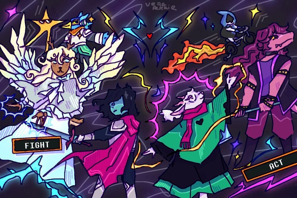 the deltarune main cast