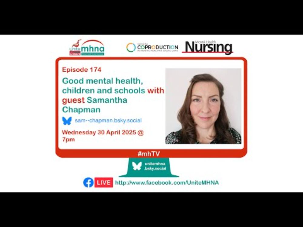 #mhTV episode 174 - Good mental health, children and schools