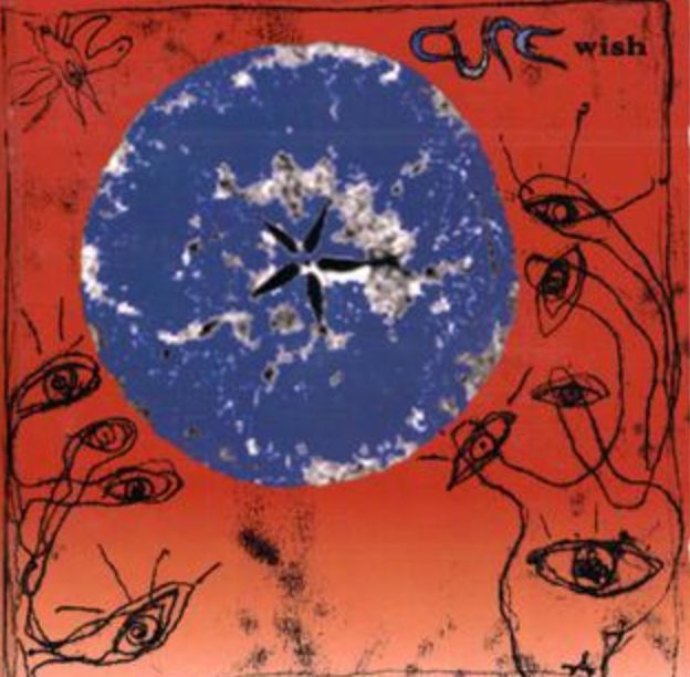 Album cover of "Wish" by The Cure.