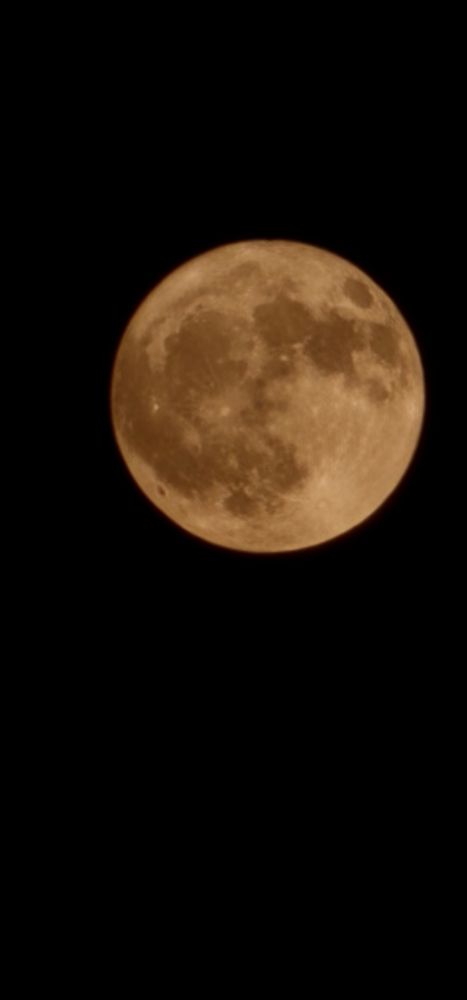 Photo of a full moon - unfiltered
