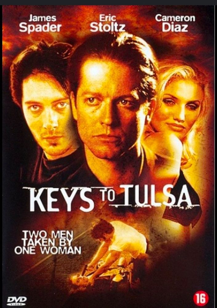 Movie poster for Keys to Tulsa showing James Spader, Eric Stoltz, & Cameron Diaz