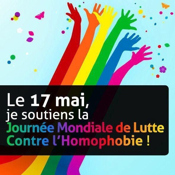 Affiche de la journée contre l'homophobie