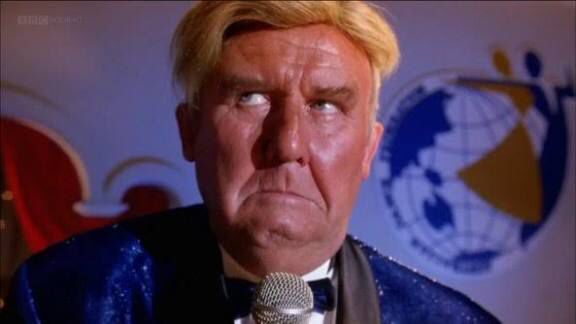 Bill Hunter in Strictly Ballroom looking a bit Trumpy