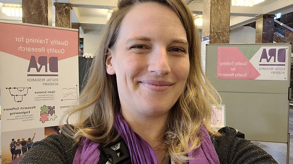 Heidi in Front of the booth