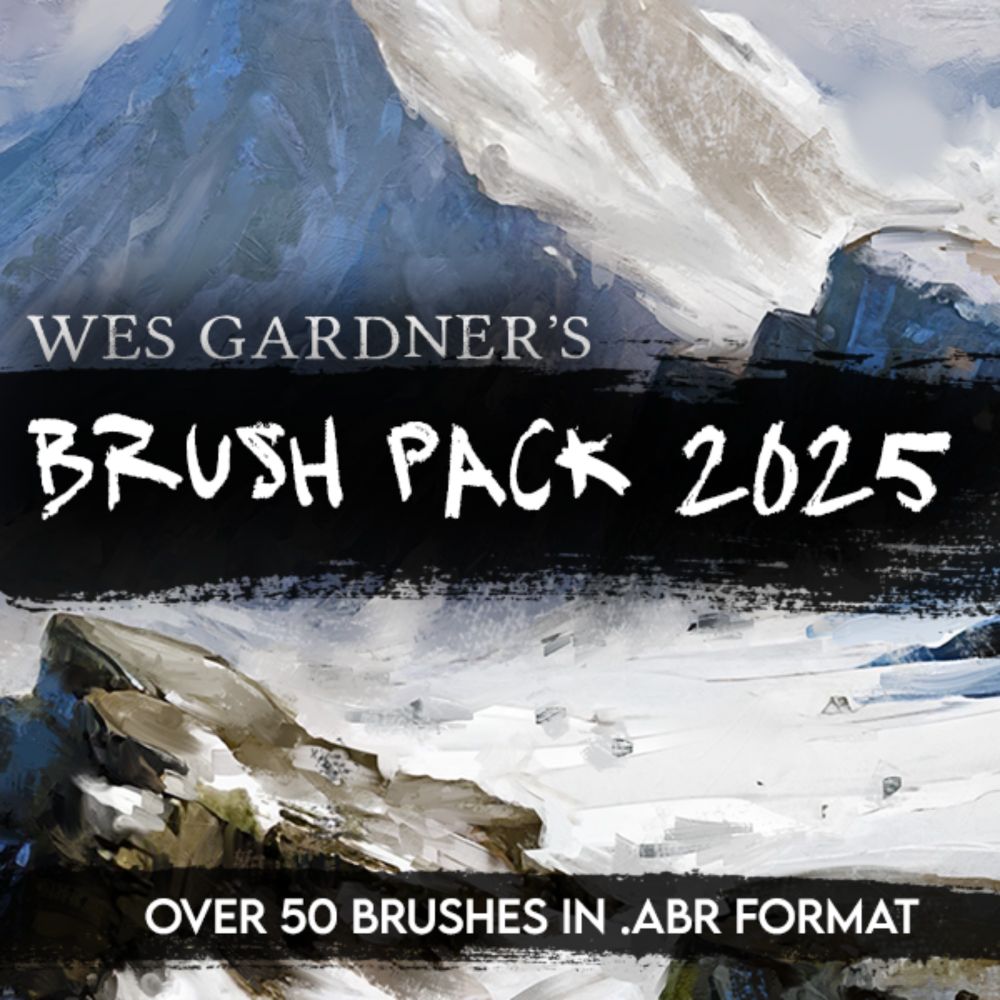 Wes Gardner's Brush Pack 2025 — The Art of Wes Gardner