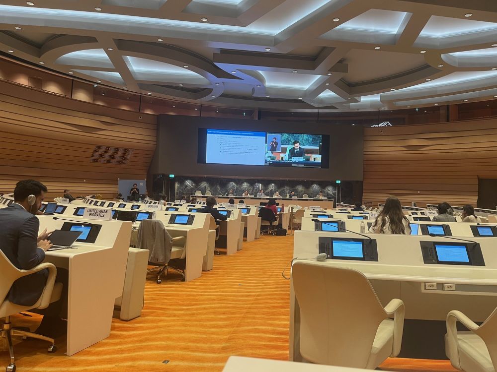 Photo of the inside of the Palais des Nations, where NIHRC attended a seminar. 