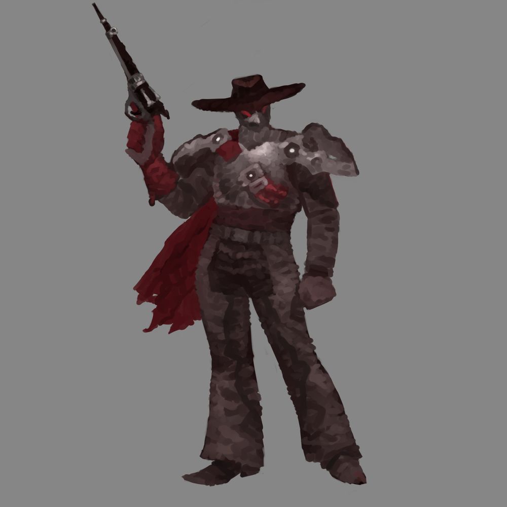 A cowboy and a knight rolled into one. AND in SPACE!