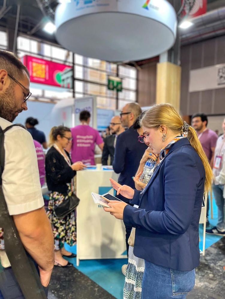 Une startup sur le stand de l’IMT à Vivatech 2025. 