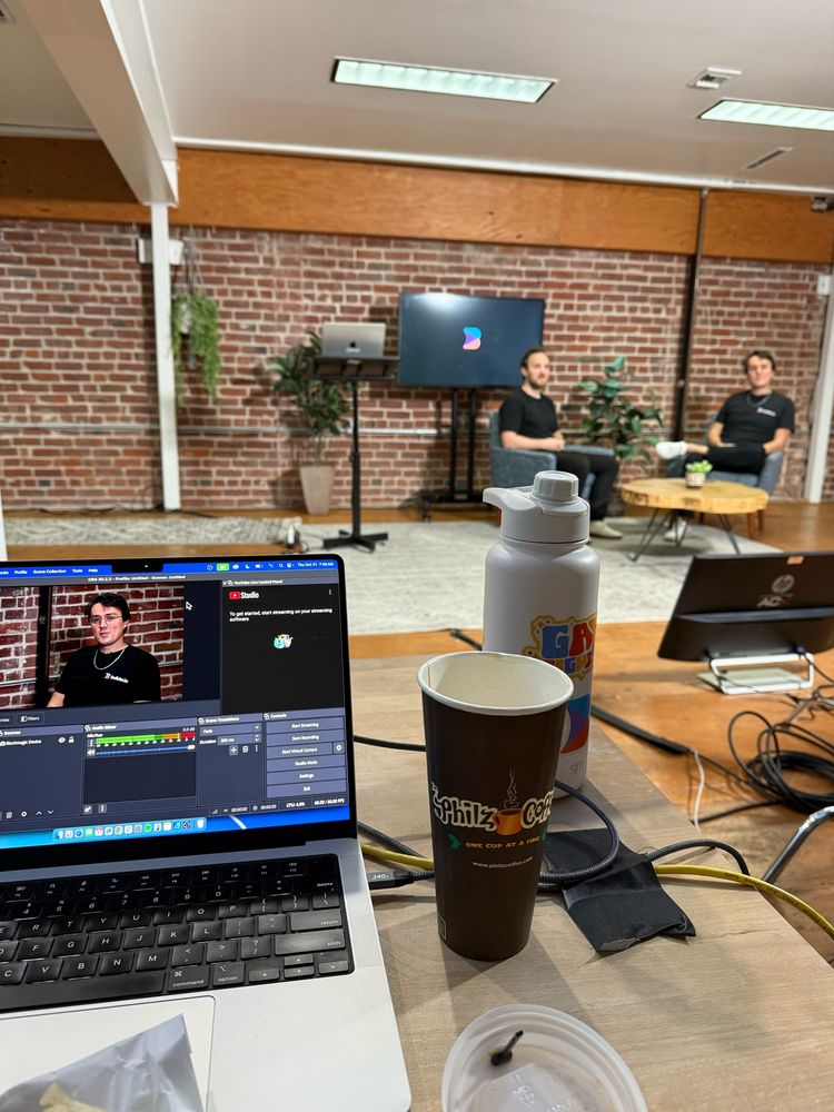 Behind the scenes of the Builder live stream practice run with OBS 