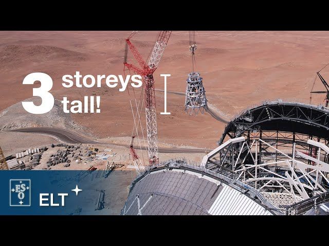 The central tower of the world's largest telescope is installed | ELT Updates