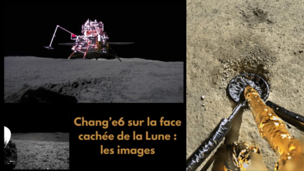 Chang’e6 sur la face cachée de la Lune : les images !