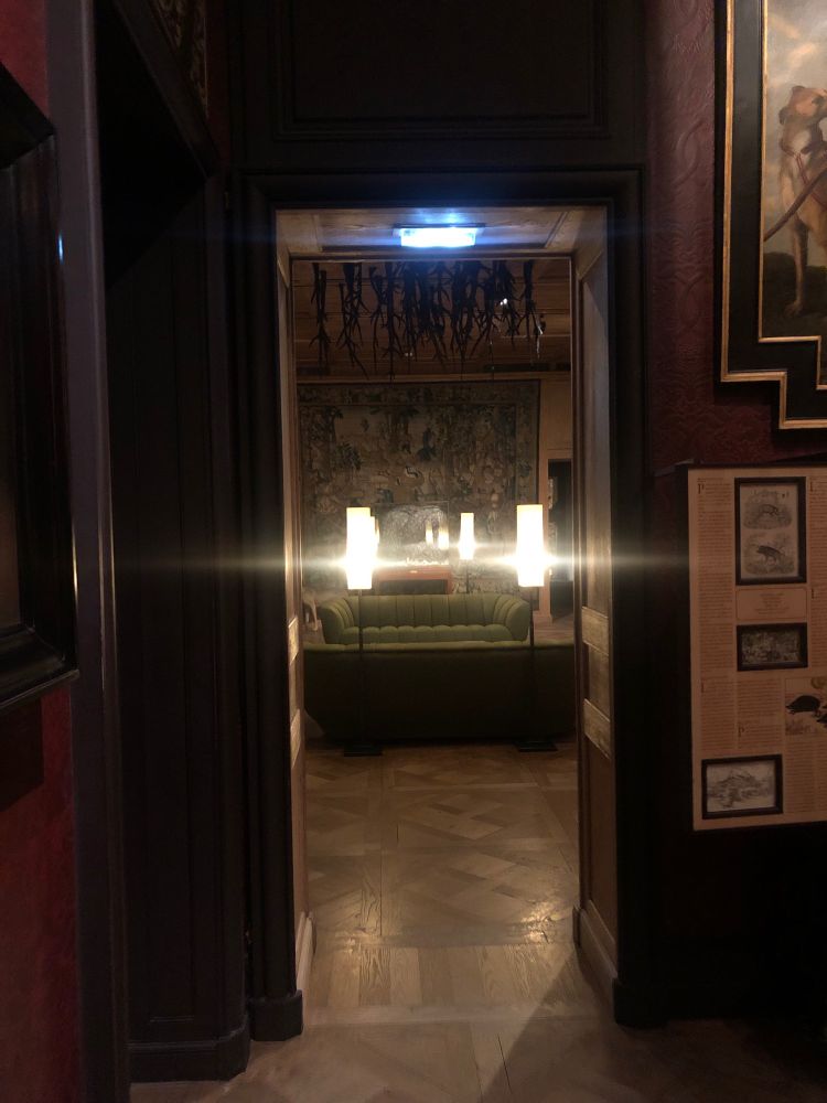 Vue du salon du musée de la chasse 