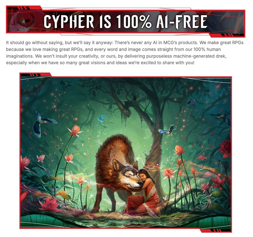 CYPHER IS 100% AI-FREE