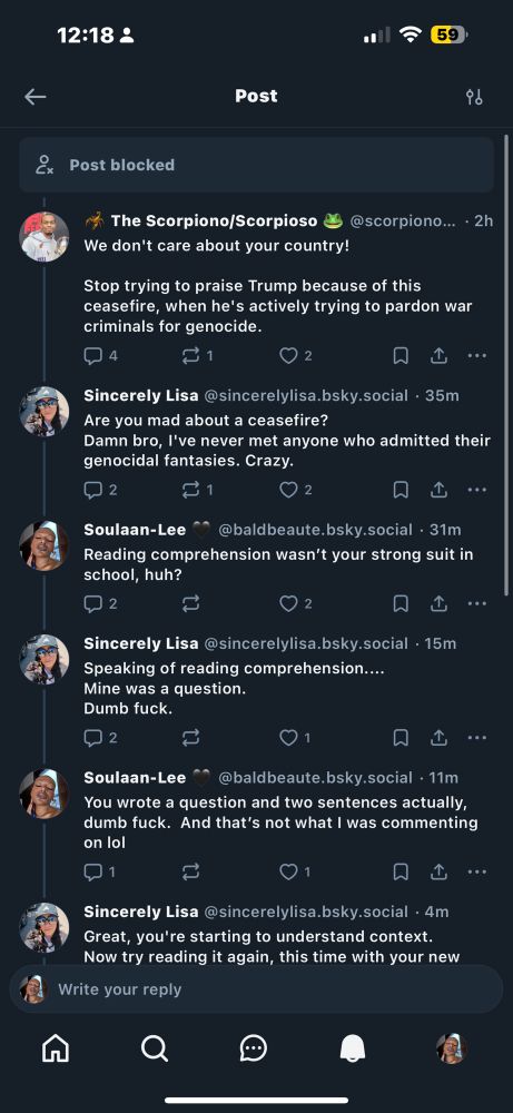 Woman being pseudo intelligent 