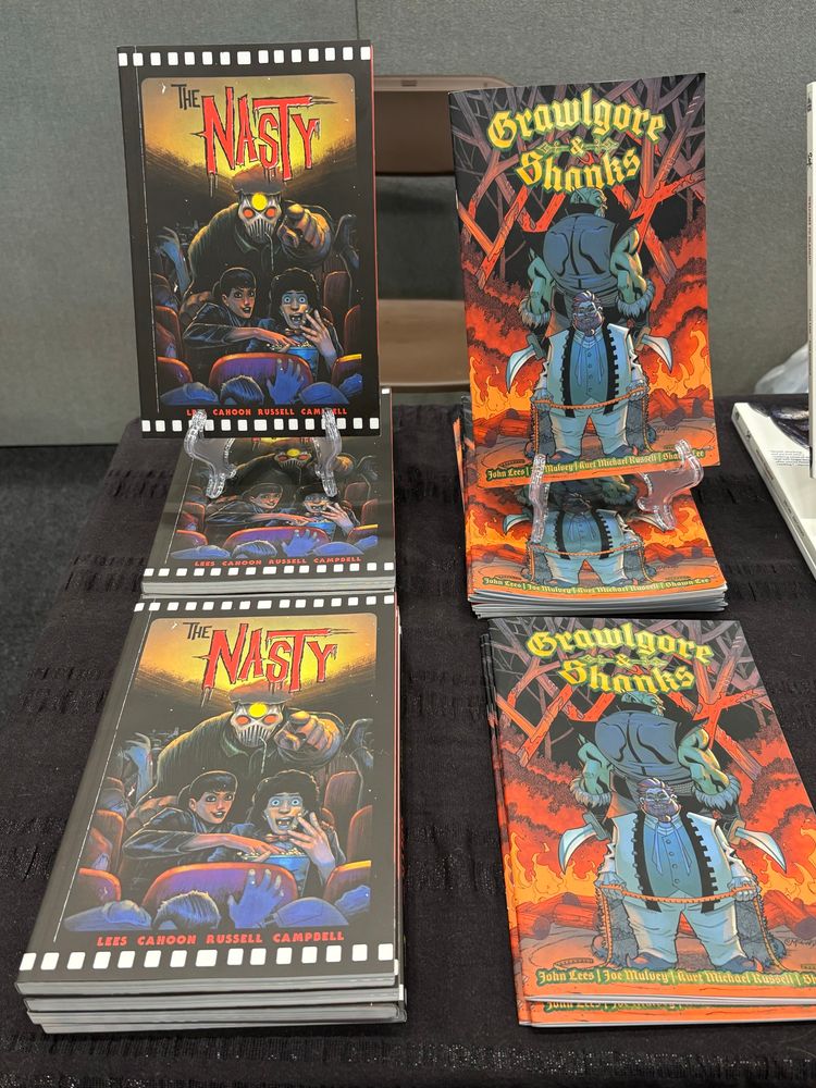 Copies of The Nasty and Grawlgore & Shanks.