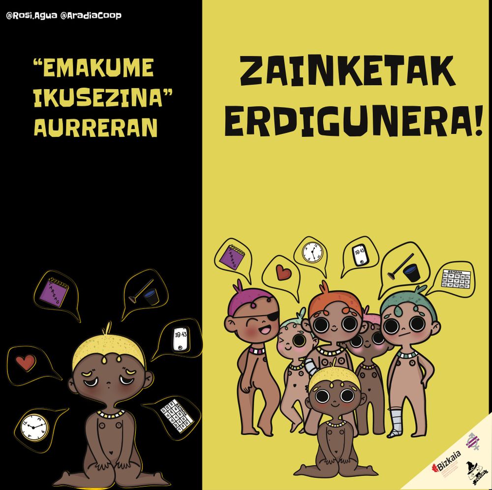 "Emakume ikusezina" aurreran... zainketak erdigunera!