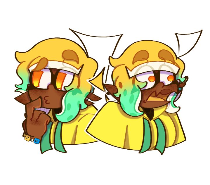 Recent art of Hoodie with two different expressions.