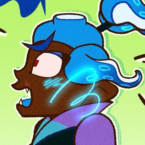 Close up image of Hakku, with a nervous look while blushing