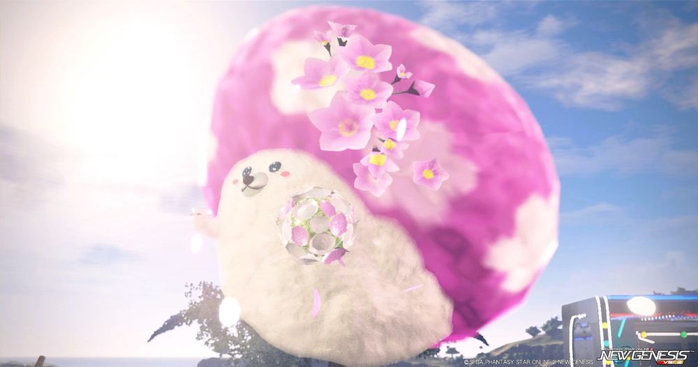 【PSO2NGSのSS】チムスぺにて・モフワタスーツで春コーデ