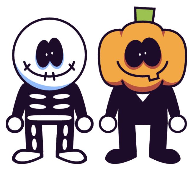 Skid and Pump from Spooky Month