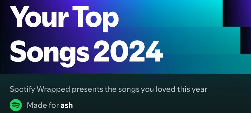 Spotify playlist: your top songs 2024