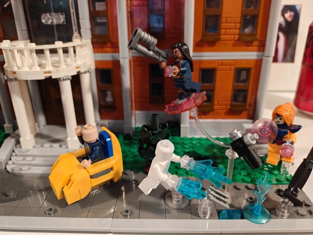 LEGO X-Men mansion set glamour shot 