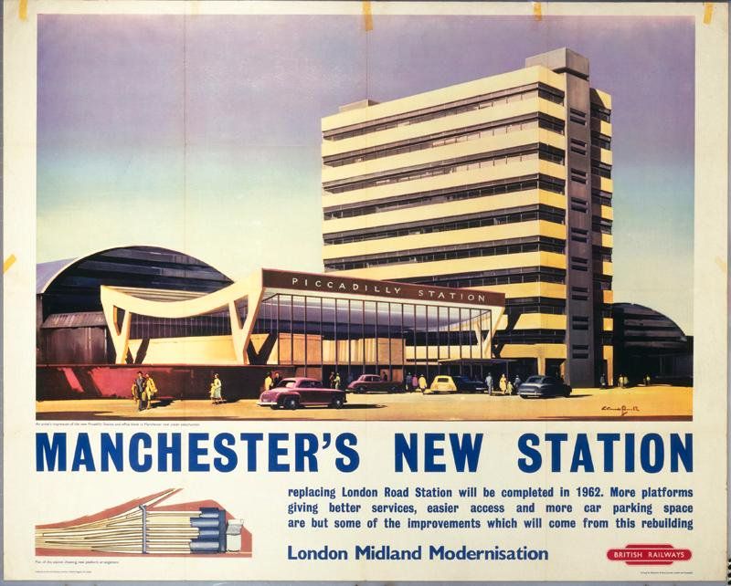 Manchester Piccadilly station, 1962