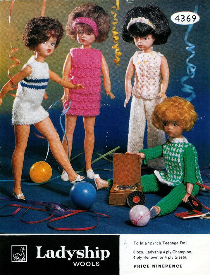 Sindy knitting patterns from Ladyship Wools