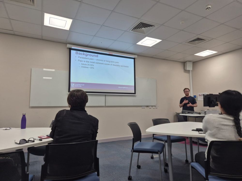 Background - Oscar presenting a PowerPoint
