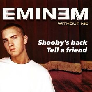 Eminem without me CD cover