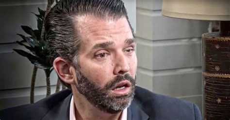 Don Jr looking like he's the worse for wear